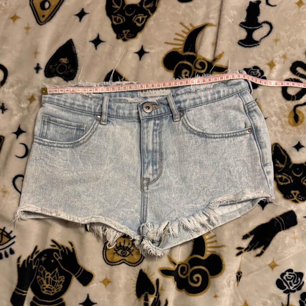Pac Sun Bullhead Light Blue Denim Women Shorts